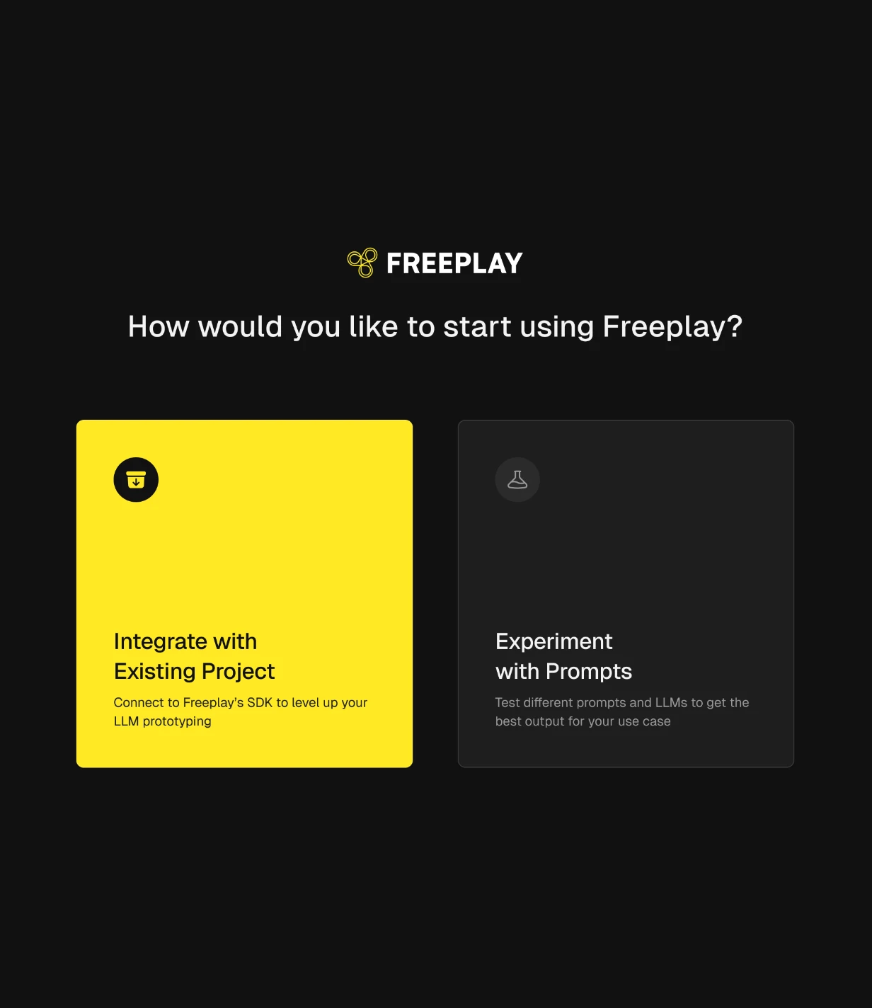 Freeplay survey question used to evaluate model output