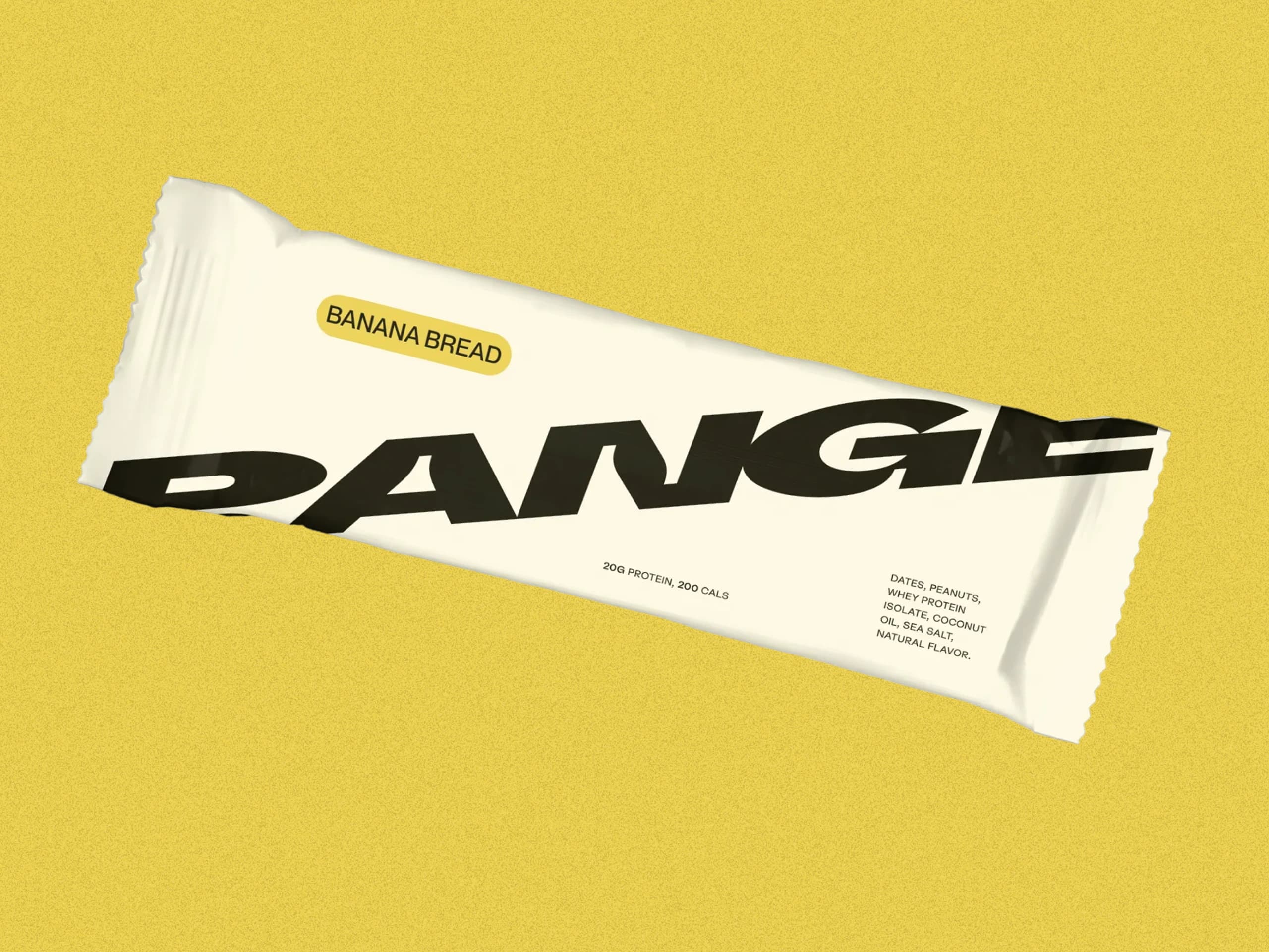 RANGE protein bar wrapper
