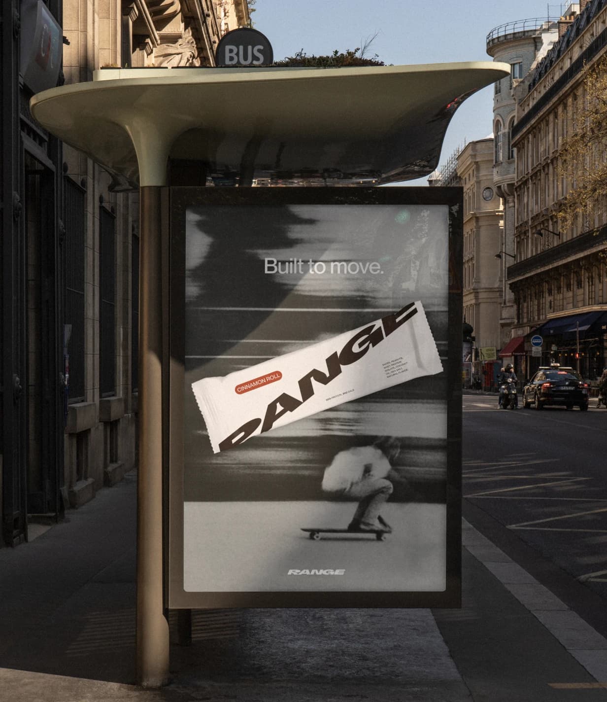 RANGE skateboarder campaign advertisement